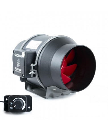Wentylator kanałowy GOOD FAN 600M3/H FI150MM POTENCJOMETR - 1 - Wentylator Black Orchid HYBRID-FLO zawiera wbudowany moduł steru