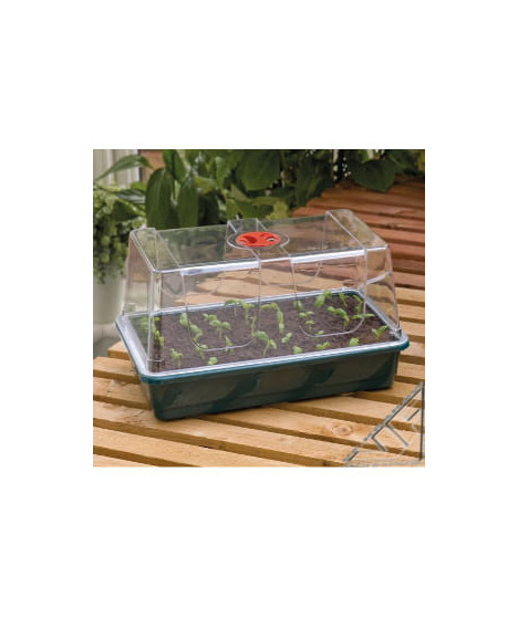 Propagator Greenhouse with ventilation 37,5x23x18 GARLAND - 1