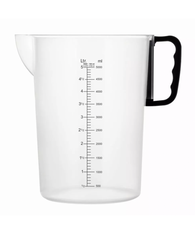 Plastic measuring cup 5000ml 5L GUSTAV