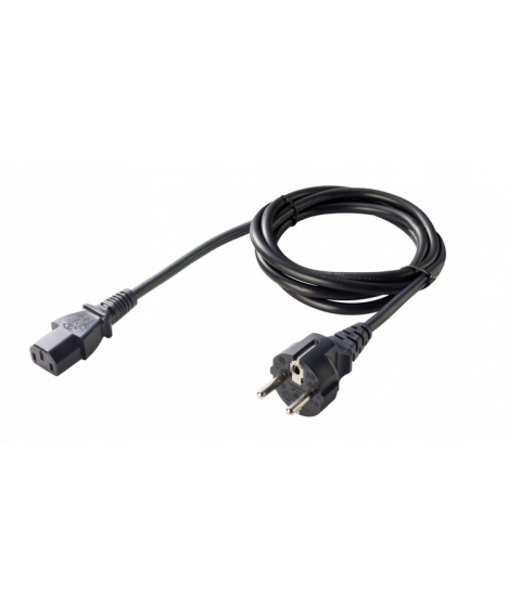 Kabel zasilający do zasilacza / lampy GRUBY 1,4m 3x1mm - 1 - długość 140cm.