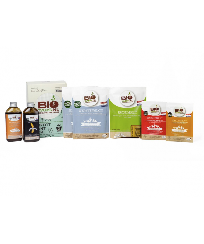 Biotabs Perfect Plant Pack - organiczny zestaw nawozów na 2 rośliny