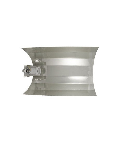 MAXIBRIGHT ODBŁYŚNIK Z KABLEM GNIAZDO E40 - 1 - aluminium - LUSTRO bardzo dobrze odbijający światło wymiary: 40 x 50 cm w zes
