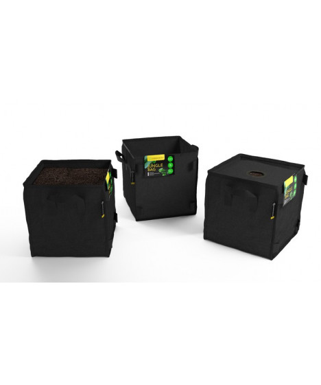 Herbgarden Jungle Bag Square 11L - fabric pot 23x23x23cm - 1 -.