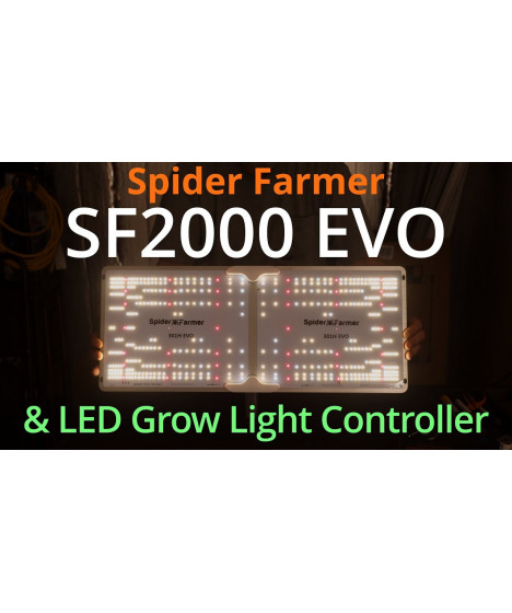 Spider farmer SF2000 Dimmable 200W Samsung LM301B EVO plant growing LED lamp - 1
