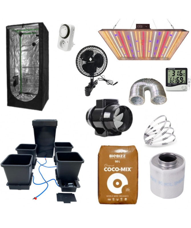 Zestaw Growbox HG 80x80x180, GOAT 480w, AutoPot- 4 rośliny