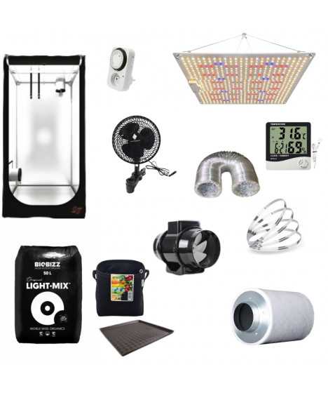 Set Growbox HS 80x80x180, GOAT 200W - 6 Pflanzen - 1