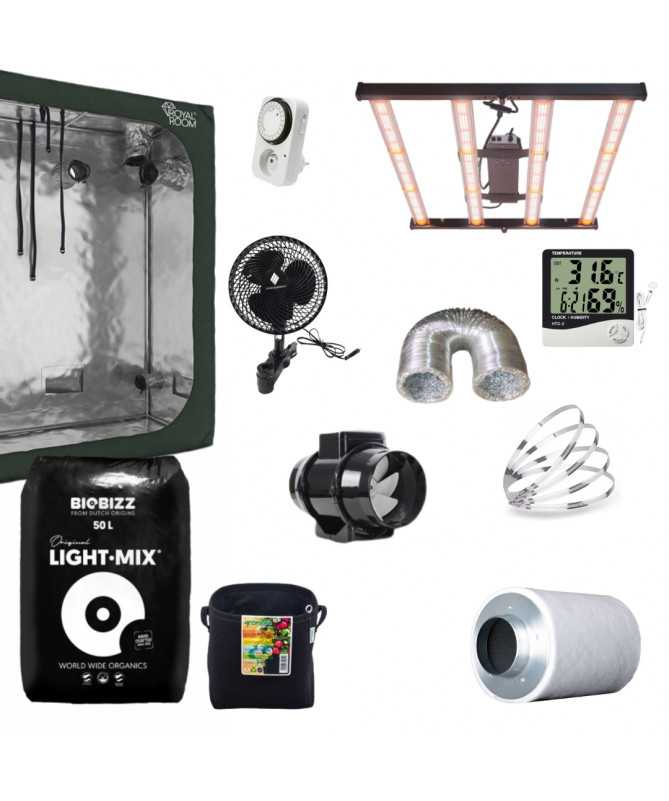 Zestaw Growbox RR 120x60x180, MARS HYDRO 300w - 6 roślin