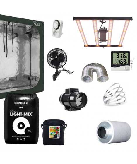 Growbox RR set 120x60x180, GOAT 320W - 6 plants - 1