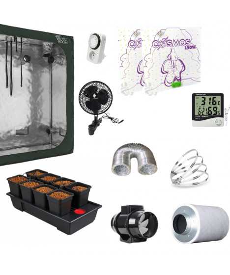 Zestaw Growbox RR 120x60x180, Cosmos 150W x2 Hydro - 8 roślin - 1 - Kompletne sety uprawowe