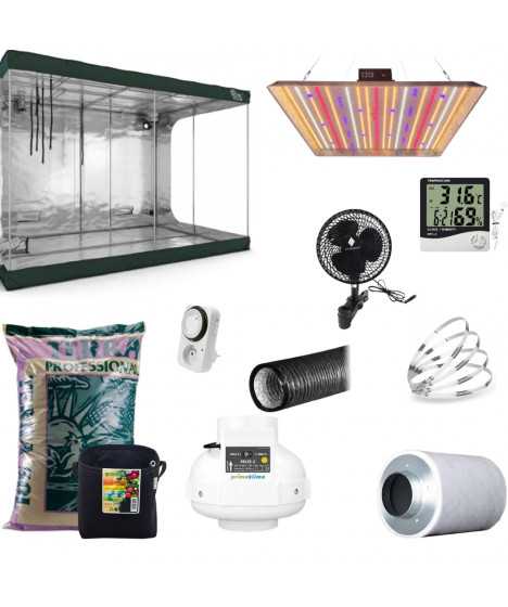 Growbox set RR 300x150x200, GOAT 320W x3 - 12-24 plants - 1