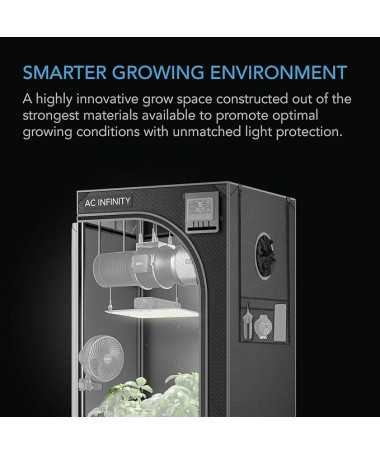 AC Infinity Cloudlab 733 90x90x180cm Mylar 2000D namiot do uprawy - 2 - Growboxy