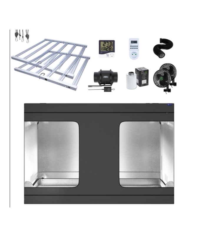 Growbox zestaw uprawowy Galaxyfarm Luna Lite 300x150x200cm + LED Agrolite LED QB 730W Growbox zestaw uprawowy Galaxyfarm Luna Lite 300x150x200cm + LED Agrolite LED QB 730W