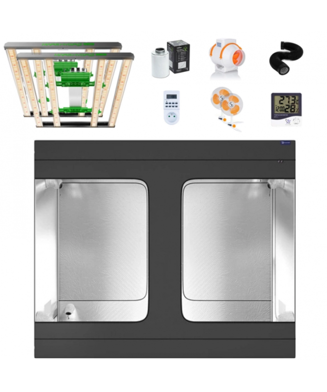 Growbox zestaw uprawowy Galaxyfarm Luna Lite 240x120x200cm + Mars Hydro FC 3000-EVO 300W Growbox zestaw uprawowy Galaxyfarm Luna Lite 240x120x200cm + Mars Hydro FC 3000-EVO 300W