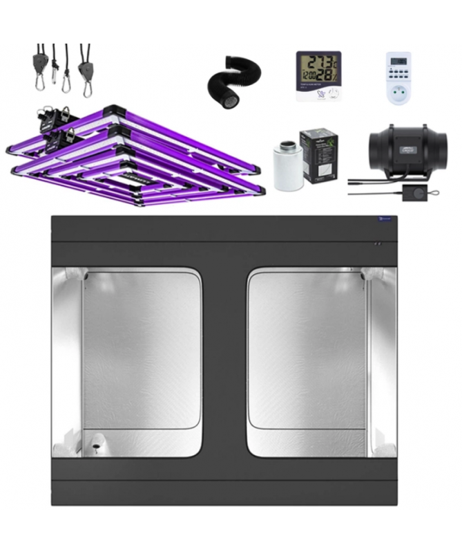 Growbox zestaw uprawowy Galaxyfarm Luna Lite 240x120x200cm + LED Lumatek ATS 300W PRO