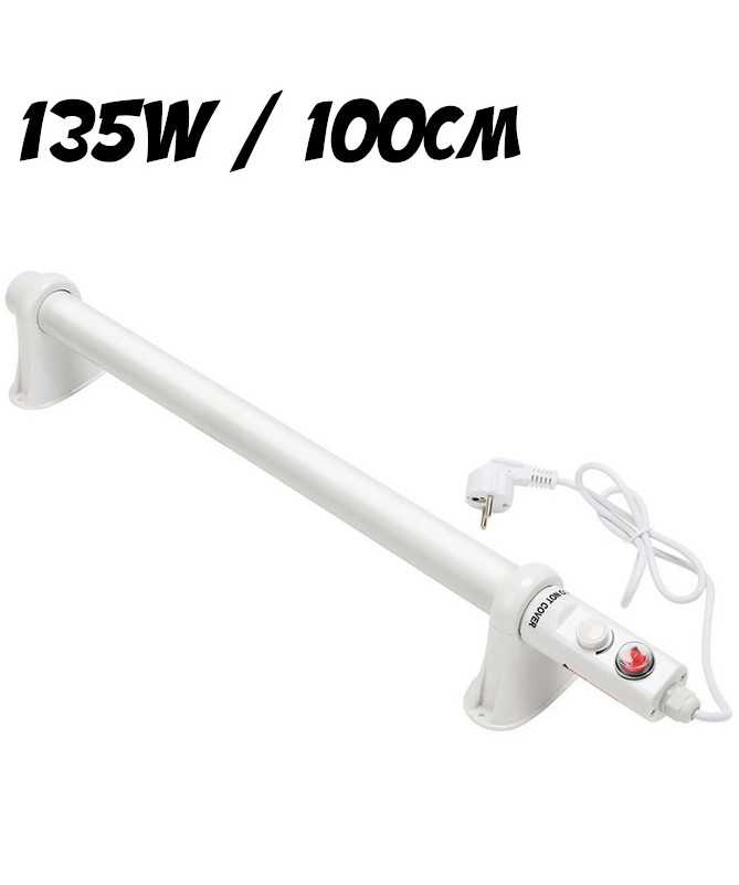 GRZEJNIK RUROWY 135W Z TERMOSTATEM