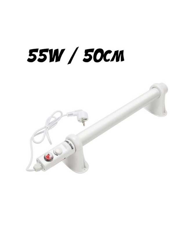 TUBULAR RADIATOR WITH THERMOSTAT 55W / 50CM TUBULAR RADIATOR WITH THERMOSTAT 55W / 50CM