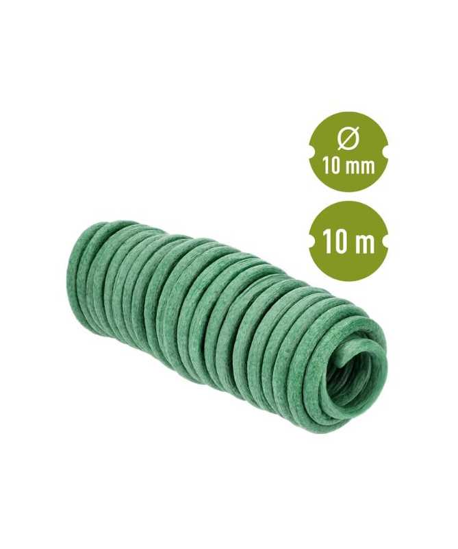 Biogród Gartendraht mit Metallkern, ummantelt mit weichem Schaumstoff, 10 m x ⌀ 10 mm