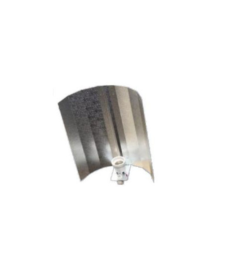 Odbłyśnik Aluminiowy 40x47cm Vega - 1 - wykonany z perforowanego aluminium o wymiarach 40 x 47 x h17cm specjalne załamanie pozw