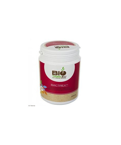 BIOTABS BACTREX 50GR - 1 - BACTREX jest to mieszanka ośmiu różnych bakterii glebowych, pleśni z rodzaju Trichoderma oraz kwasów 
