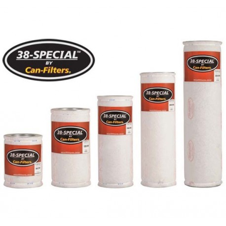 CAN-SPECIAL STEEL CARBON FILTER, L100/W38cm, fi-250mm, 1400-1600m3/h
