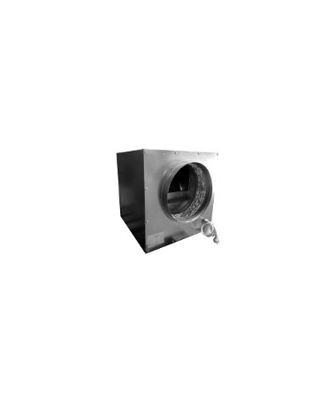 750m3/h RADIALVENTILATOR, SOFTBOX SILENCED STEEL, 35x35xh35cm, 2800rpm