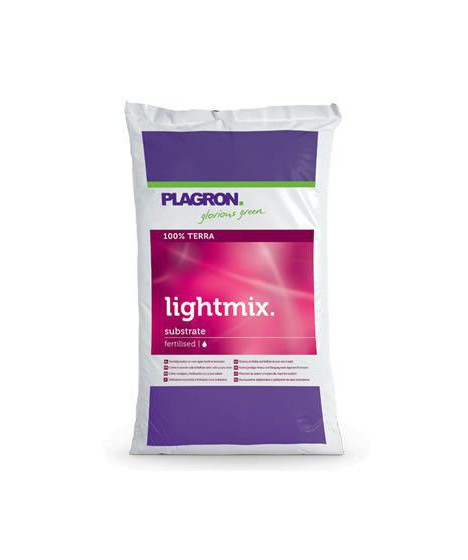 Plagron ziemia Lightmix 25l - 1 - Lightmix jest minimalnie nawożonym podłożem zawierającym starannie dobrane rodzaje torfów.