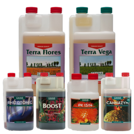 Canna Terra Starter Kit für Wachstum und Blüte im Boden