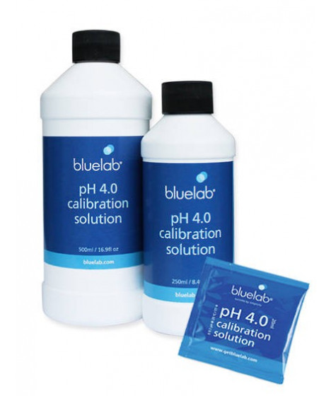 BLUELAB PH4 CALIBRANTION SOLUTION 250ML - 1 - Płyn do kalibracji pH-4 elektronicznych pH-metrów. Zapewnia odpowiednie czyszczeni