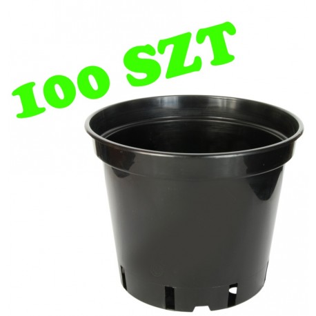 Set of 100pcs. Round plastic pot 7L