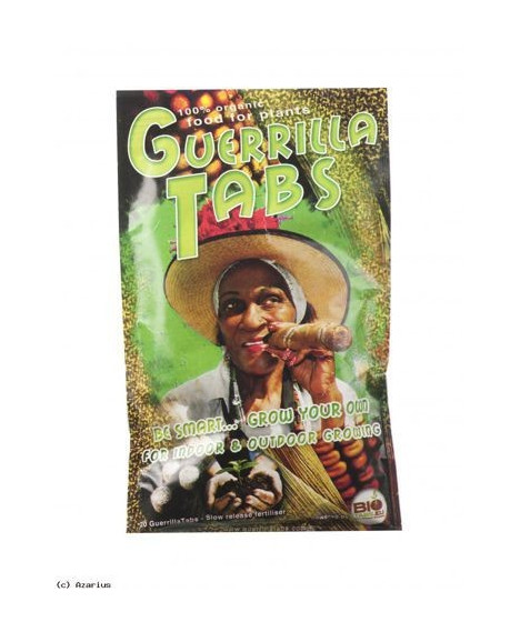 BIOTABS GUERRILLA TABS 20SZT - 1 - BioTabs to naturalne produkty do uprawy, wolne od nasion chwastów, patogenów i GMO. Bezpieczn