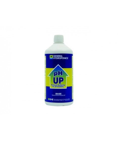 GHE / T.A. pH UP PLUS 1L - 1 - SpecyfikacjaInnowacyjny regulator, który skutecznie podnosi poziom pH wody lub roztworu. Prezento
