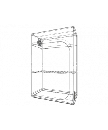 Growbox Secret Jardin Dark Street 120W R4.00 (120x60x178) - 3 - Dark Street 120W rev.4 (namiot, pomieszczenie do uprawy, GrowBox