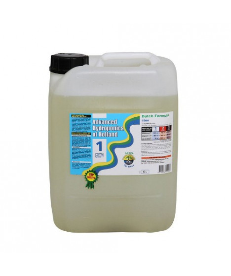 DUTCH FORMULA 1 GROW 10L, NAWÓZ NA WZROST - ADVANCED HYDROPONICS OF HOLLAND - 1
