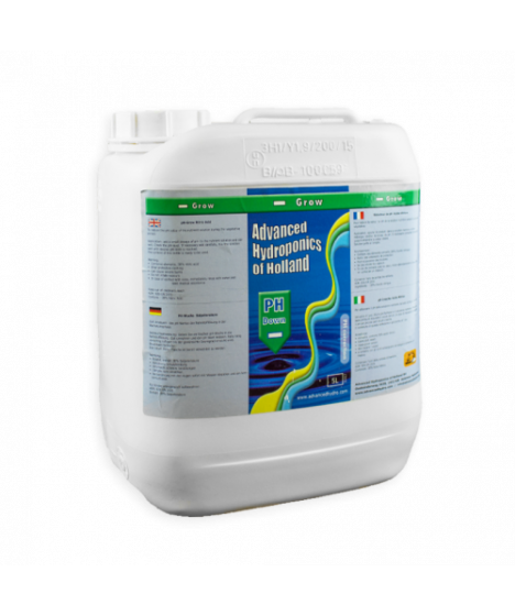 PH DOWN GROW 5L PH DOWN REGULATOR FOR GROWTH - ADVANCED HYDROPONICS OF HOLLAND - 1