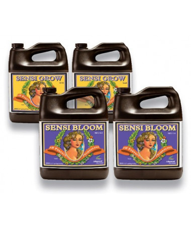 Advanced Nutrients Sensi Bloom A a B 2x1l + Sensi Grow A a B 2x1l - 2 - Sada Sensi A & B a Grow, Micro a Bloom obsahuje s