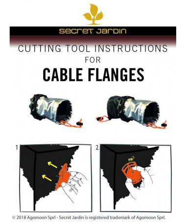 Secret Jardin Cable hole, fi 70mm double CF7D - 2