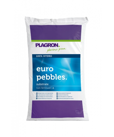PLAGRON GRANULAT CERAMICZNY 8/16 45L EURO PEBBLES - 1 - Euro Pebbles jest obojętnym hydroponicznym podłożem wysokiej jakości. Ja