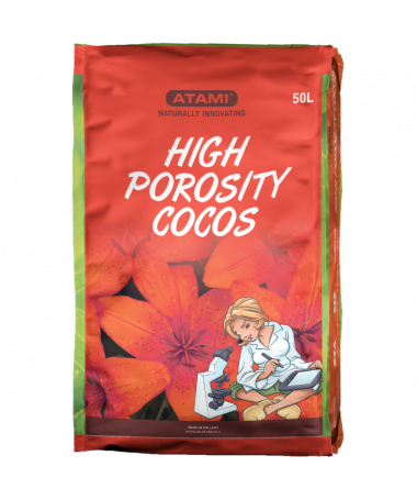 HIGH POROSITY COCOS 50L, SUBSTRAT KOKOSOWY OCZYSZCZONY, WYSOKIEJ POROWATOŚCI, ATAMI