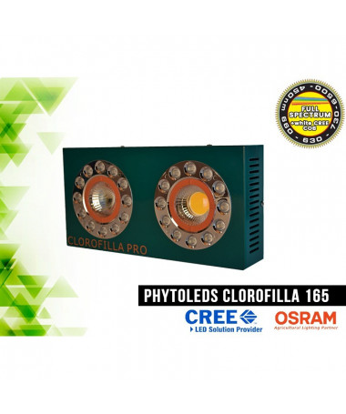 Phytolite LED Clorofilla Lampe 172W/165W, LED CREE CXB3070 COB+LED Osram SSL80, für Pflanzenzucht