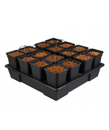 Wilma XXL 18, Complete Hydroponic System, 16 pots 11l, 115x115xh20cm / 150l