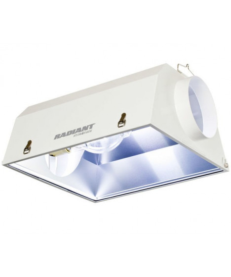 Hydro Farm RADIANT 200mm Ventilated Reflector - 1 - Recommended for use in low-ceilinged areas where it is crucial to have a wid