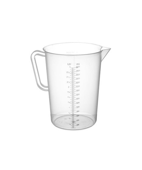 Kunststoff-Messbecher 3000ml 3L - 1