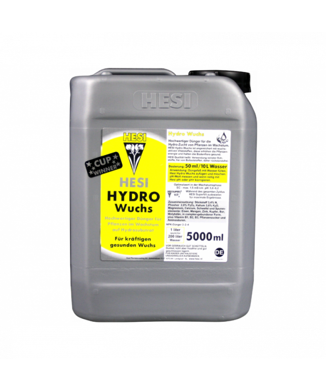 Hesi Hydro Growth 20l, Nawóz na fazę wzrostu w systemach hydro Hesi Hydro Growth 20l, Nawóz na fazę wzrostu w systemach hydro