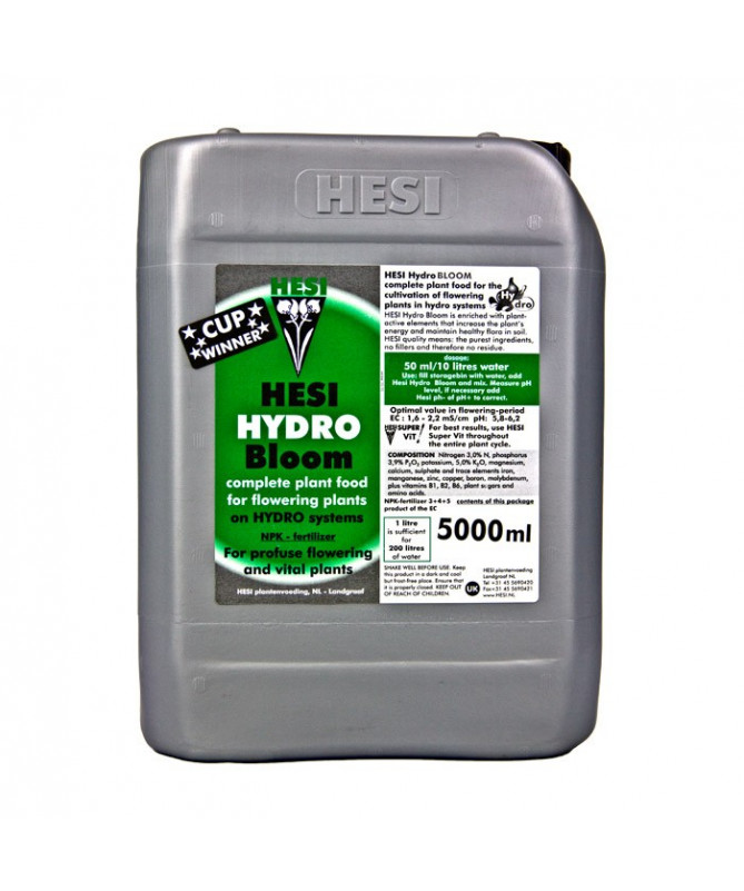 Hesi Hydro Bloom 5l - Dünger für die Blütephase der Hydroponik