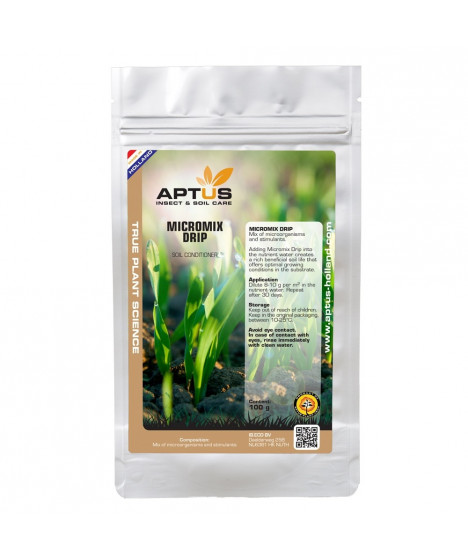 APTUS MICROMIX DRIP 100GR - 1 - Mikroorganizmy Klucz do aktywności w substracieMikroorganizmy, te niewidoczne dla naszego gołego