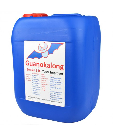 Guanokalong Grow 5l - 1 - Guanokalong Grow to w 100% organiczny nawóz na fazę wzrostu. Wchłania się natychmiast i uwalnia przez 