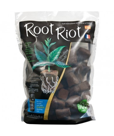 ROOT RIOT WYMIENNE KOSTKI 100SZT GROWTH TECHNOLOGY