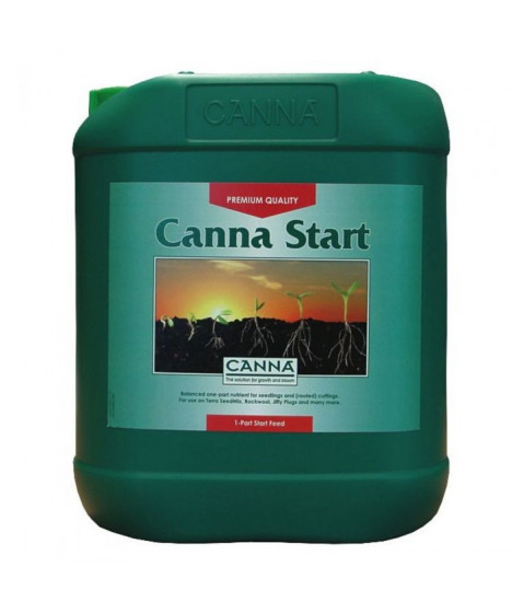 CANNA START 5L - 1 - CANNA Start to specjalistyczny, jednoskładnikowy pokarm, optymalnie zbilansowany, stworzony z myślą o potr