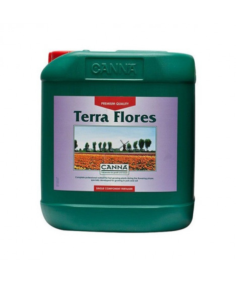 CANNA TERRA FLORES 5L - 1 - Terra Flores to doskonałe, pełne odżywcze składniki, stworzone specjalnie dla roślin uprawianych w g