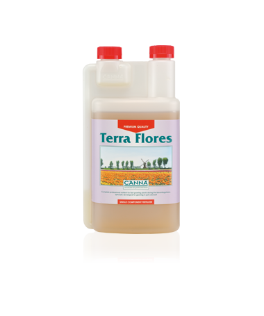 CANNA TERRA FLORES 5L - 2 - Terra Flores to doskonałe, pełne odżywcze składniki, stworzone specjalnie dla roślin uprawianych w g